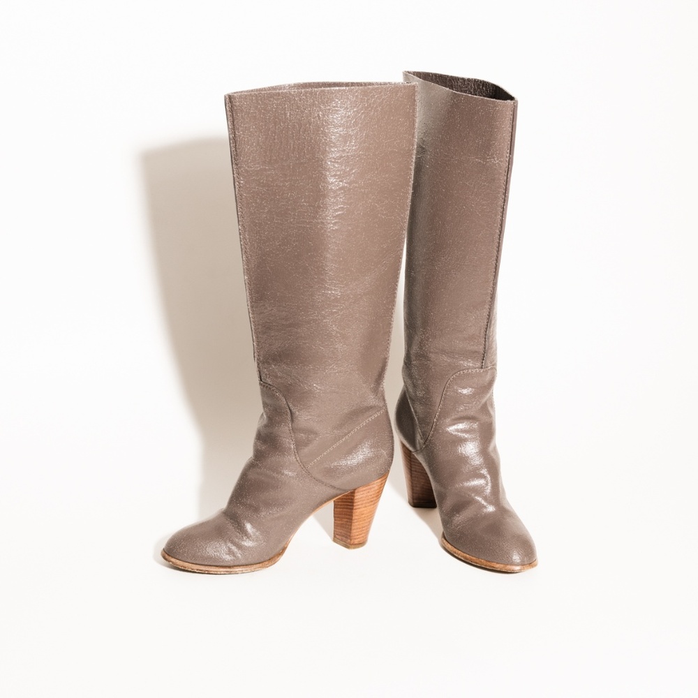 Marc Jacobs High Heel Leather Boots - Picture 6 of 8